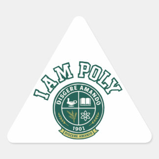 I AM POLY Classic Triangle Sticker 三角形シール