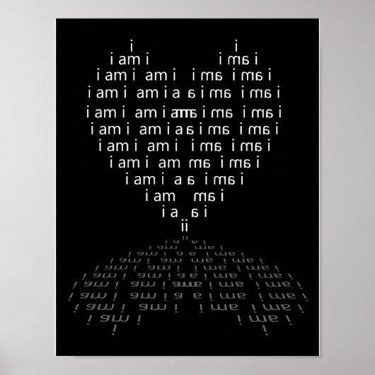 I AM Poster by B & BB ポスター (正面)