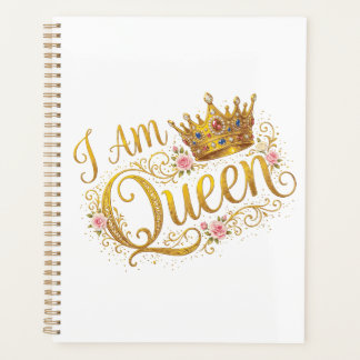 I Am Queen ゴールデン クラウン フラワー デザイン | プランナー