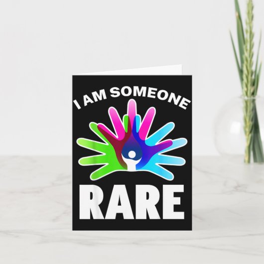 I Am Rare Disease Awareness Shirt - Rare Disease D カード (正面)