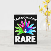 I Am Rare Disease Awareness Shirt - Rare Disease D カード (黄色い花)
