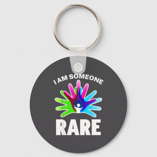 I Am Rare Disease Awareness Shirt - Rare Disease D キーホルダー (正面)