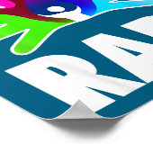 I Am Rare Disease Awareness Shirt - Rare Disease D ポスター (角)