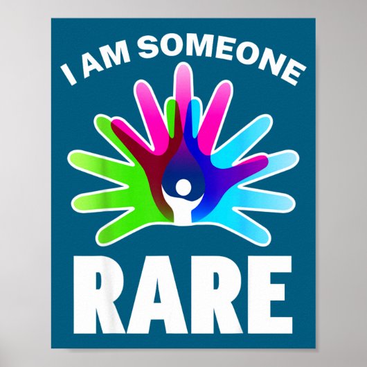 I Am Rare Disease Awareness Shirt - Rare Disease D ポスター (正面)