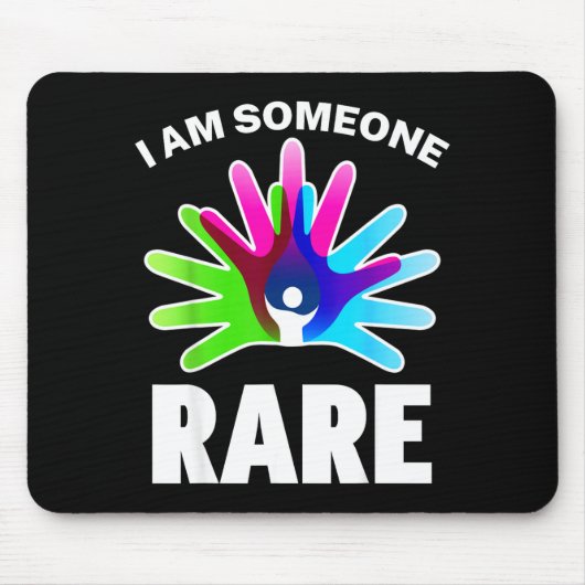 I Am Rare Disease Awareness Shirt - Rare Disease D マウスパッド (正面)