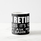 I Am Retired Unless It Is Golf Coffee Mug コーヒーマグカップ