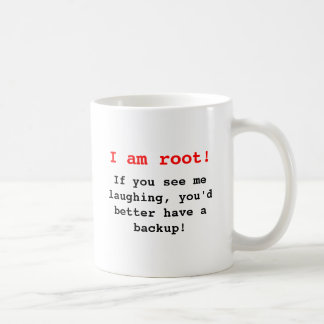 I am root! コーヒーマグカップ