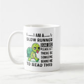 I Am Runner Dear God Please Let There Be Someone F コーヒーマグカップ (左)