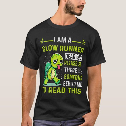 I Am Runner Dear God Please Let There Be Someone F Tシャツ (正面)