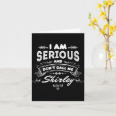 I Am Serious And Dont Call Me Shirley  カード (黄色い花)