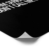I Am Serious And Don't Call Me Shirley Funny Shirt ポスター (角)