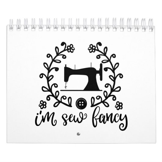 I Am Sew ファンシー裁縫関連 カレンダー (カバー)