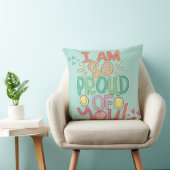 "I Am So Proud of You" Kids Throw Pillow  クッション (椅子)