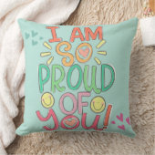 "I Am So Proud of You" Kids Throw Pillow  クッション (ブランケット)