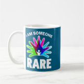 I Am Someone Rare Disease Awareness - Rare Disease コーヒーマグカップ (左)