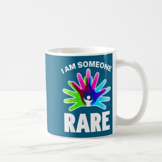 I Am Someone Rare Disease Awareness - Rare Disease コーヒーマグカップ (右)