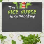 I am sorry the nice nurse is on vacation  キッチンタオル (折り畳み)