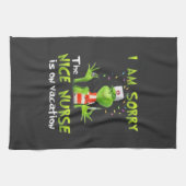 I am sorry the nice nurse is on vacation  キッチンタオル (横)