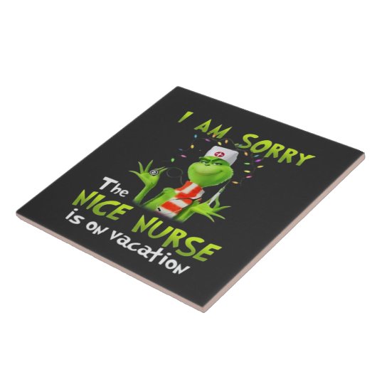 I am sorry the nice nurse is on vacation  タイル (側面)