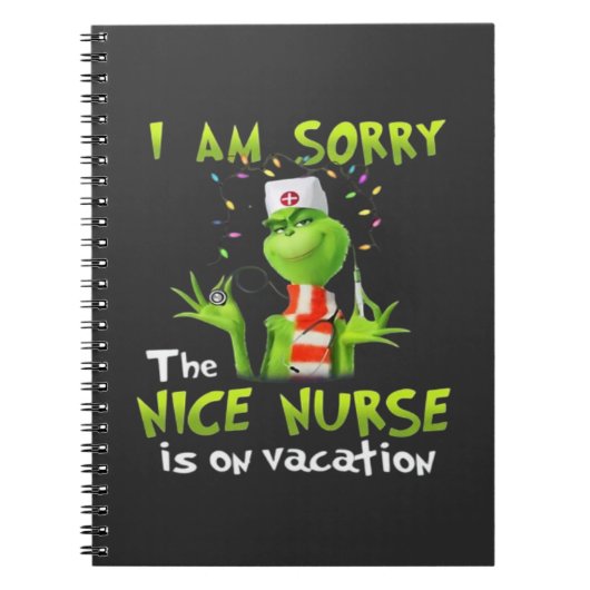 I am sorry the nice nurse is on vacation  ノートブック (正面)