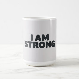 I am strong コーヒーマグカップ