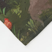 I Am Strong Boys Affirmation フリースブランケット (角)