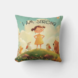 I Am Strong - Girls Empowerment クッション