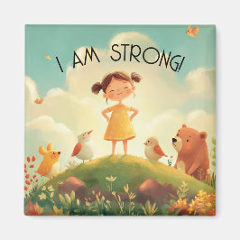 I Am Strong - Girls Empowerment マグネット