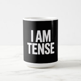 I am tense コーヒーマグカップ
