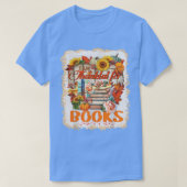 I Am Thankful For Books Lover Librarian Funny Than Tシャツ (デザイン正面)
