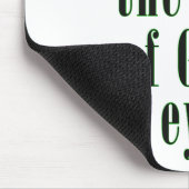 I am the apple of god's eyes in green マウスパッド (コーナー)