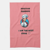 I Am The Best Cook – Valentine Gift Apron  キッチンタオル (縦)