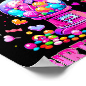 I Am The Birthday Girl Sweet Candy Birthday Girl F ポスター (角)