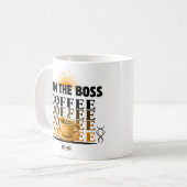 I am the boss Coffee  コーヒーマグカップ (正面左)
