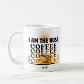 I am the boss Coffee  コーヒーマグカップ (左)