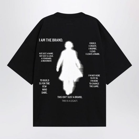 I AM THE BRAND - ストリートウェアの美学 引用Tシャツ Tシャツ