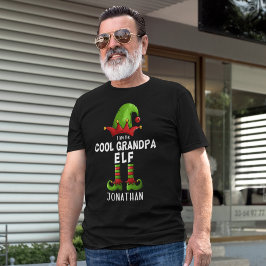 I am The Cool Grandpa Elf Funny Elf Tシャツ