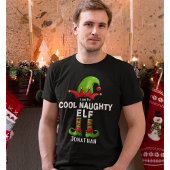 I am The Cool Naughty Elf Funny Elf Tシャツ