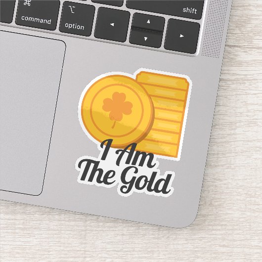 I Am The Gold St Patrick's Day Gold Coins シール (詳細)