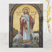 I am the Good Shepherd.  カード (黄色い花)