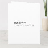 I am the Good Shepherd.  カード (裏面)