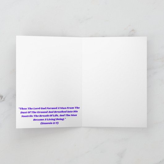 I AM The Holy Spirit Greeting Card カード (内部)