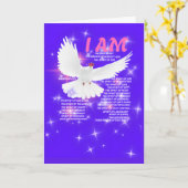 I AM The Holy Spirit Greeting Card カード (黄色い花)