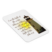 I am the Light John 8:12 with light house マグネット (右側)