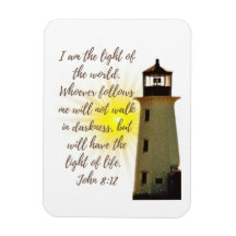I am the Light John 8:12 with light house