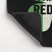 I Am The Redhead Dibs On The Redhead Funny St Patr マウスパッド (コーナー)