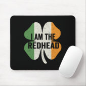 I Am The Redhead Dibs On The Redhead Funny St Patr マウスパッド (マウス)