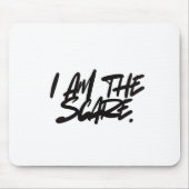 "I AM THE SCARE" マウスパッド - 存在感とエッジーなスタイル (正面)