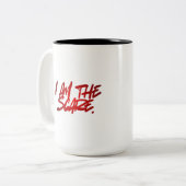 I AM THE SCARE – Bold & Fearless Coffee & Tea Mug ツートーンマグカップ (正面左)