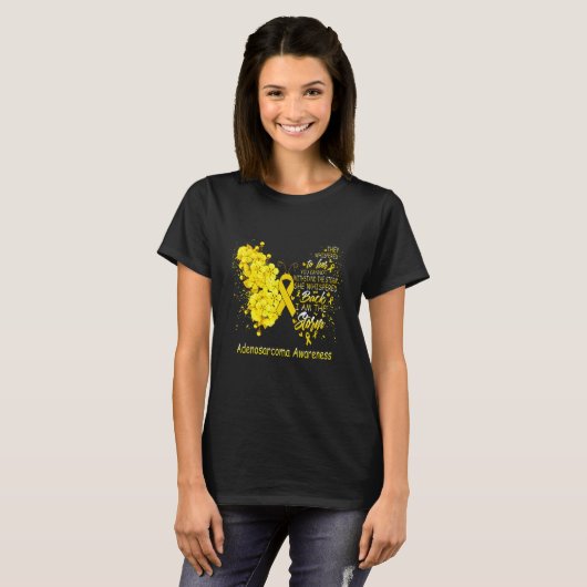 I Am The Storm Adenosarcoma Awareness Butterfly Tシャツ (正面フル)